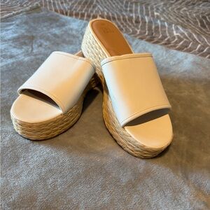 Time and Tru Tan Wedge Sandals
